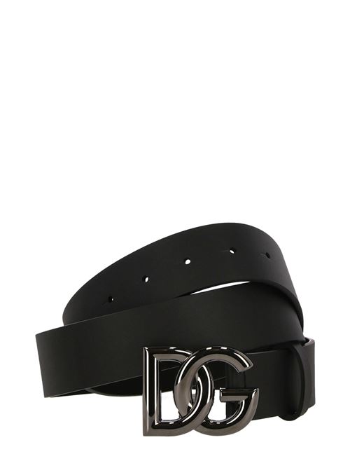 DG logo-buckle leather belt Dolce & Gabbana | BC4644AX6228V363